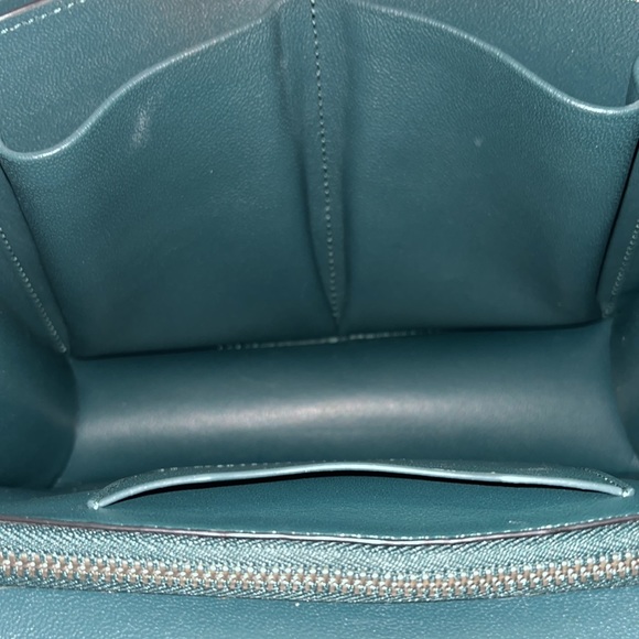 Coach Alie Shoulder Bag Colorblock Retro Teal Multi - Picture 12 of 16